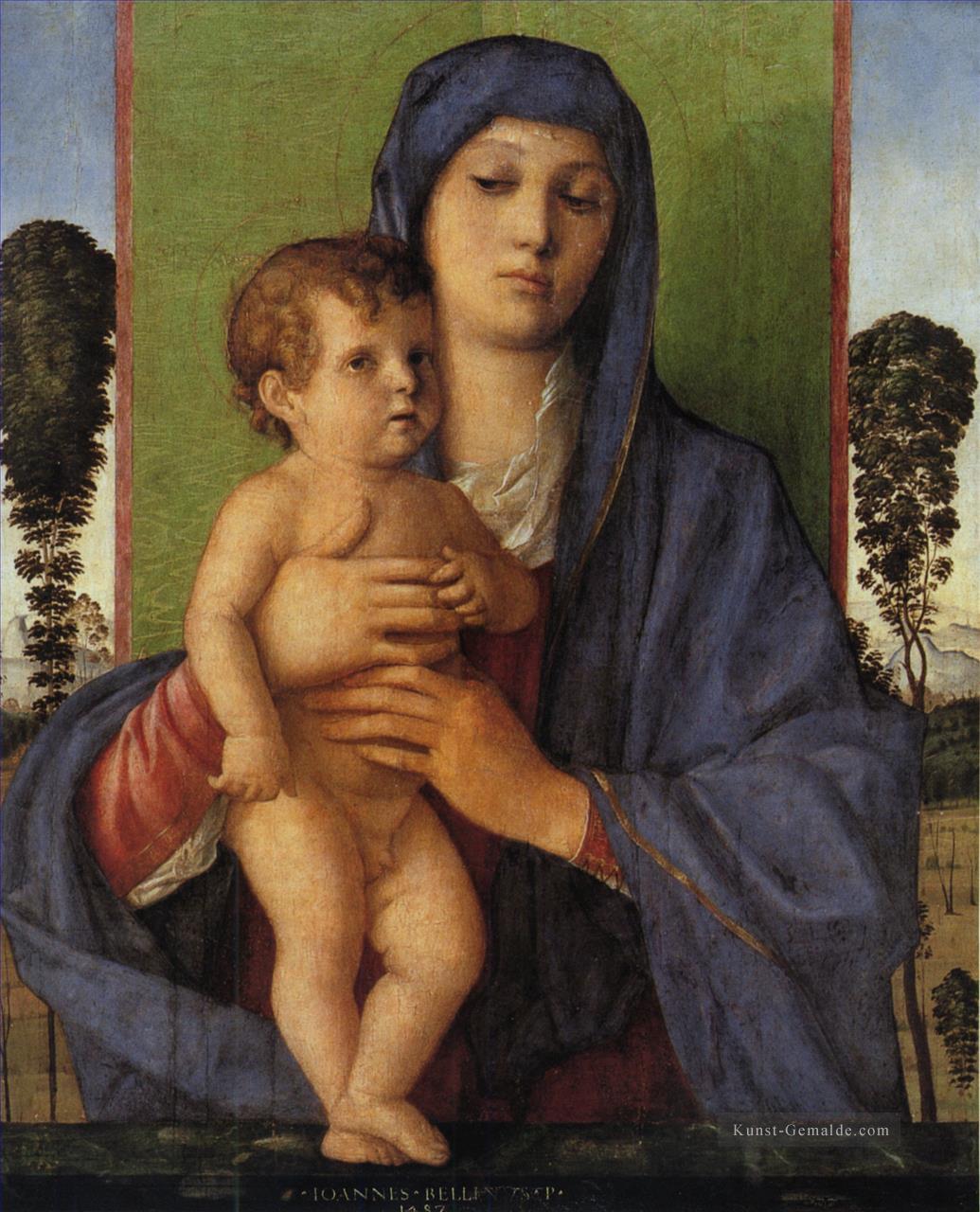 Madonna degli alberetti Renaissance Giovanni Bellini Ölgemälde
